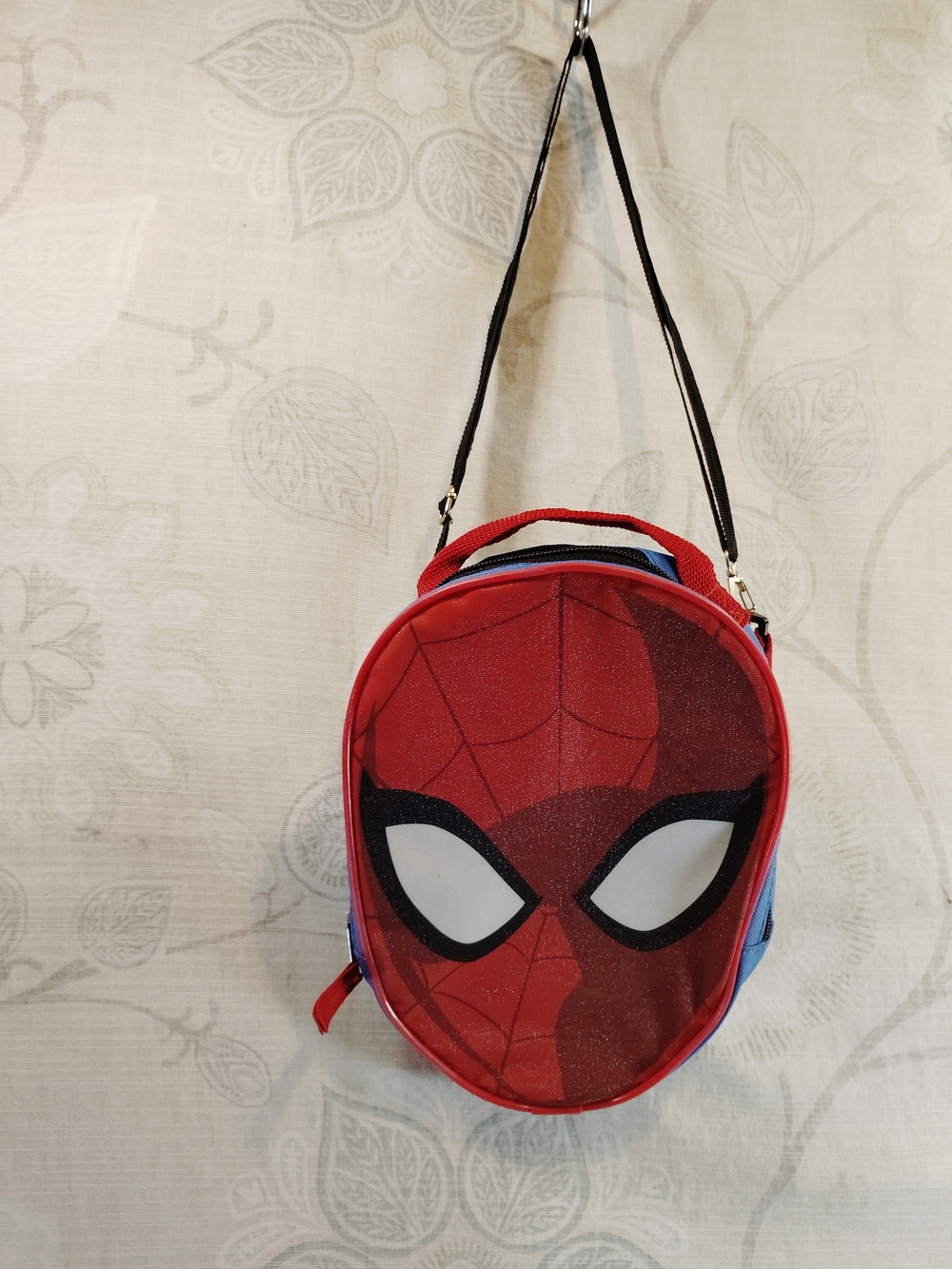 Marvel Kids Red and Black Spider-Man  Insulated Lunch Tote/Crossbody Bag